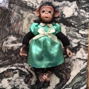 Realistic a baby monkey